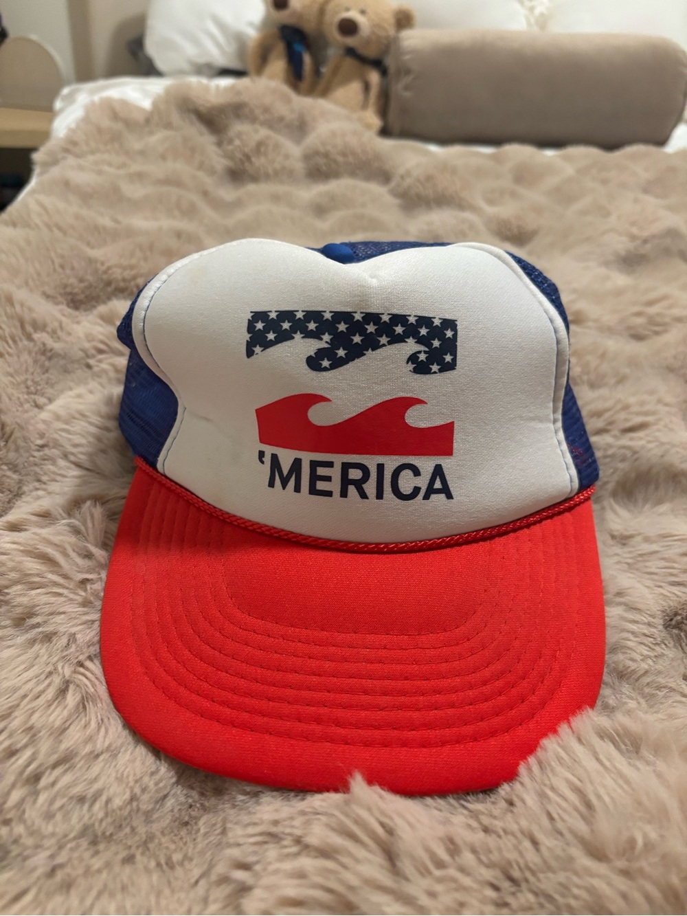 'Merica Trucker Hat - Red, White & Blue